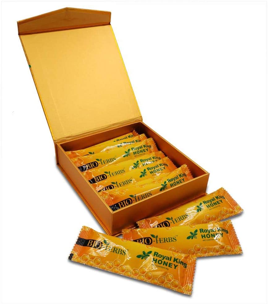 BIO HERBS Royal King Honey For Men (10 Sachets - 30 G) - HERBALEROS | Supermarket