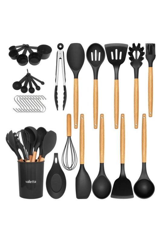 Valletta MIKLA 33 PIECE SPATULA SET BLACK