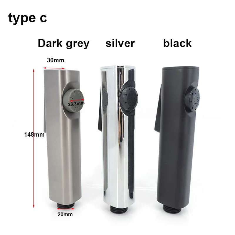 7types self clean Handheld Bathroom Bidet Shower Head Toilet Sprayer Faucet Spray Gun ABS water hose tube for wash toilet seat - Image 3