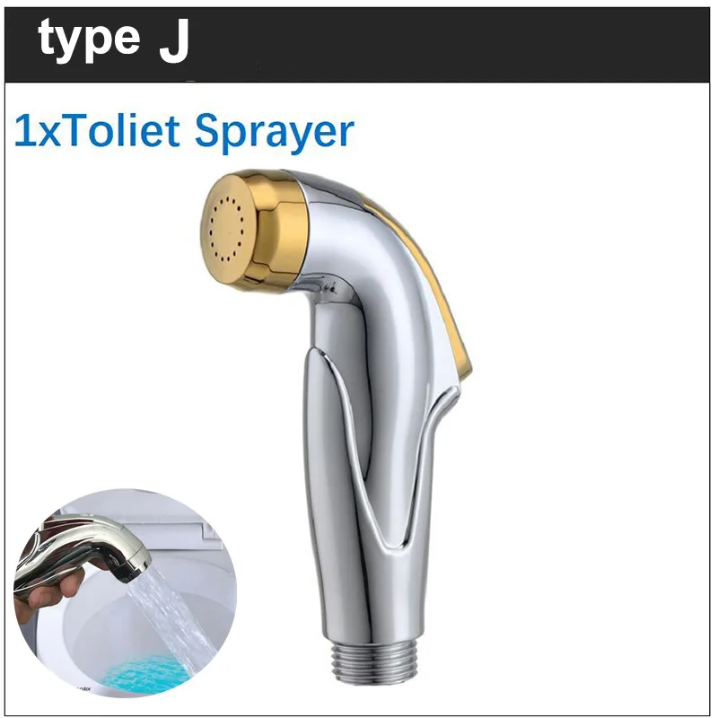 7types self clean Handheld Bathroom Bidet Shower Head Toilet Sprayer Faucet Spray Gun ABS water hose tube for wash toilet seat - Image 26