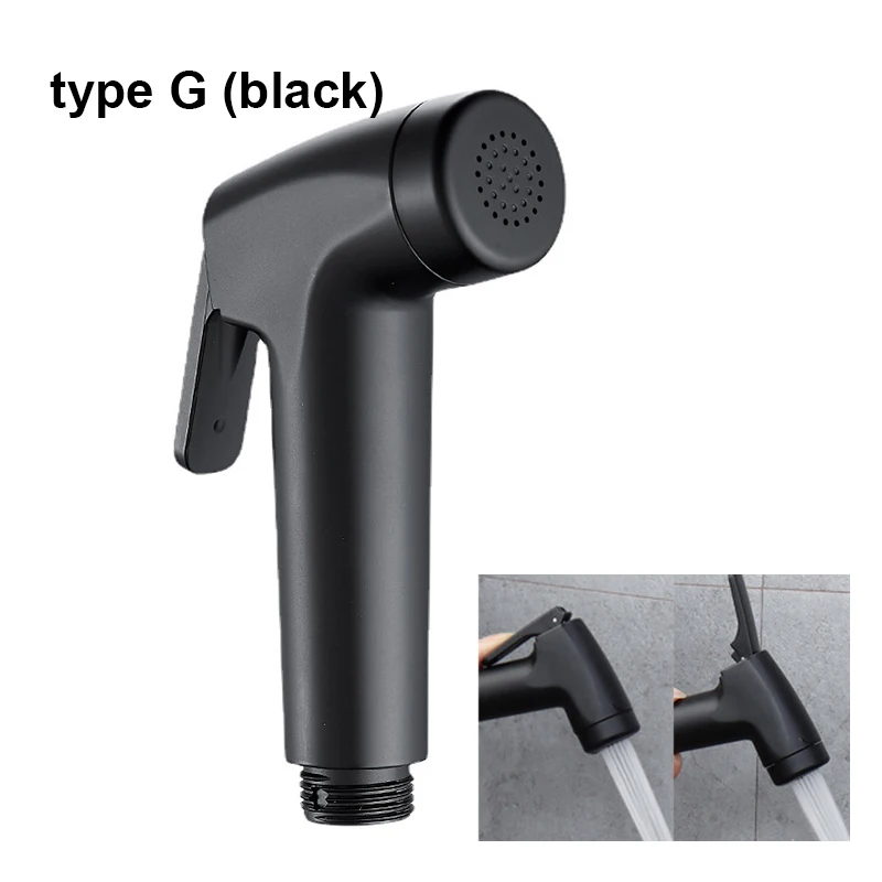 7types self clean Handheld Bathroom Bidet Shower Head Toilet Sprayer Faucet Spray Gun ABS water hose tube for wash toilet seat - Image 7